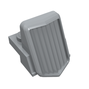 50946 - Vehicle, Grille 1 x 2 x 2 2/3 Sloping