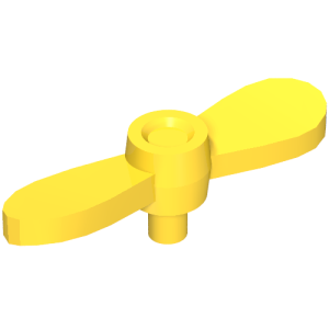 54568 - Minifigure, Propeller 2 Blade Twisted Tiny with Small Pin