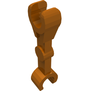 59230 - Arm Mechanical, Straight with Clips at 90 degrees (Vertical Grip)