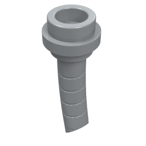 61199 - Minifigure, Weapon Lightsaber Hilt Short with Ridges