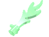 6126 - Wave Rounded Straight with Bar End and Small Pins (Castle Dragon Flame / Seaweed / Water)