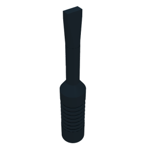 6246a - Minifigure, Utensil Tool Screwdriver - Narrow Head - 6-Rib Handle