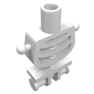 6260 - Torso Skeleton, Rounded Rib Cage and Thin Shoulder Pins