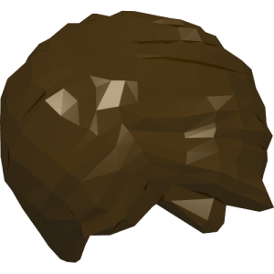 62810 - Minifigure, Hair Short Tousled with Side Part