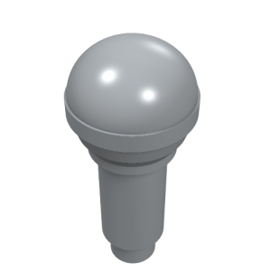 90370 - Minifigure, Utensil Microphone