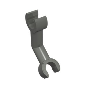 93061 - Arm Skeleton, Bent with Clips at 90 degrees (Vertical Grip)