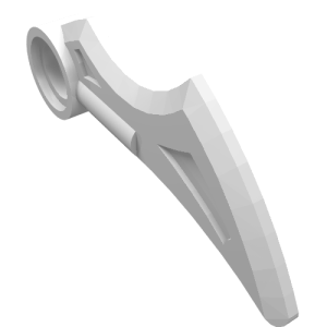 98347 - Wing 1 x 4 with Pin Hole