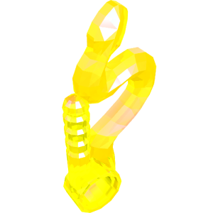 98348 - Minifigure, Weapon Whip Bent with Snake Head and Pin Hole