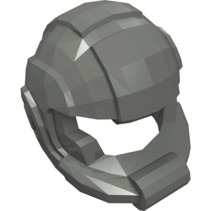 99254 - Minifigure, Headgear Helmet Space with Open Visor Large